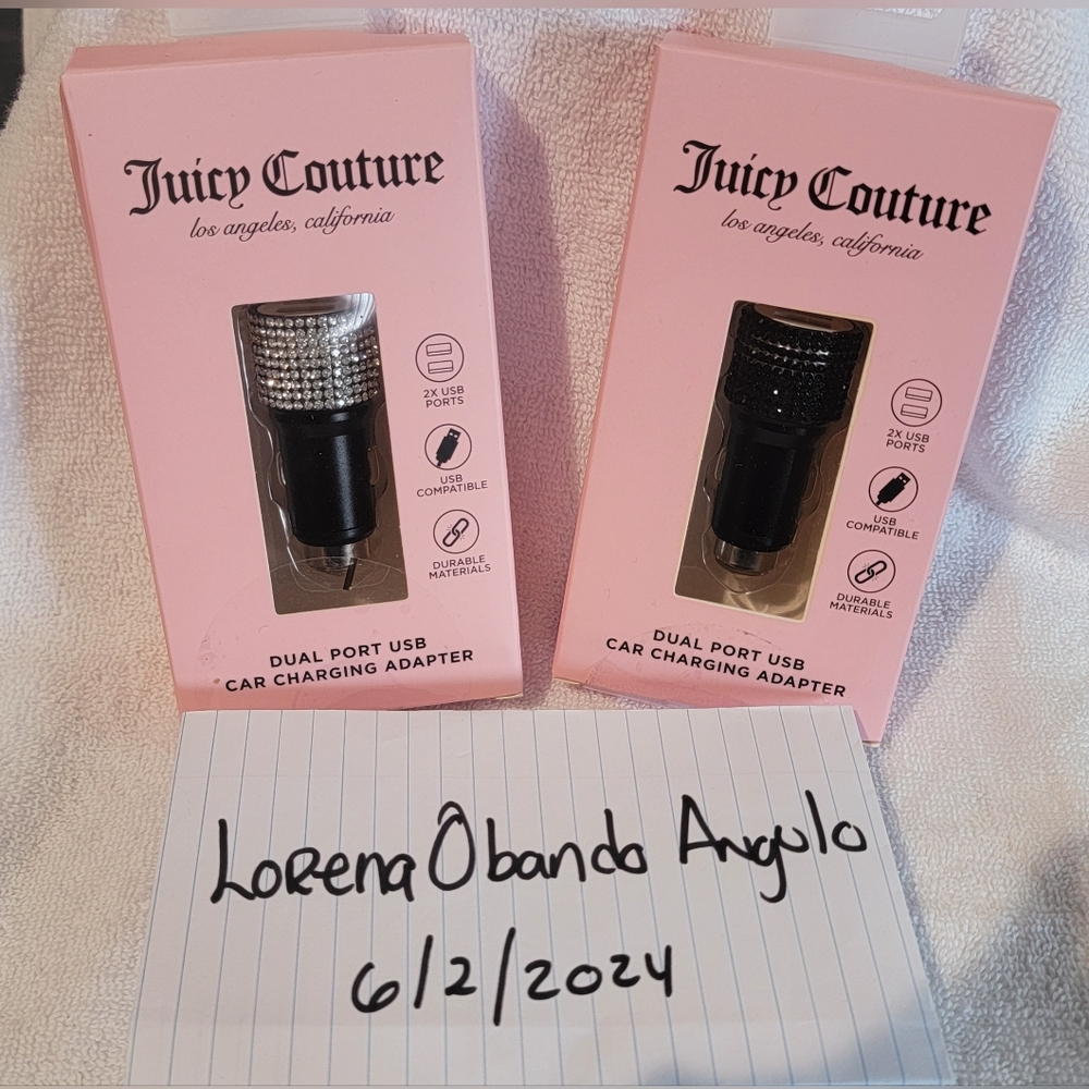 Juicy Couture USB DUAL CAR ADAPTER